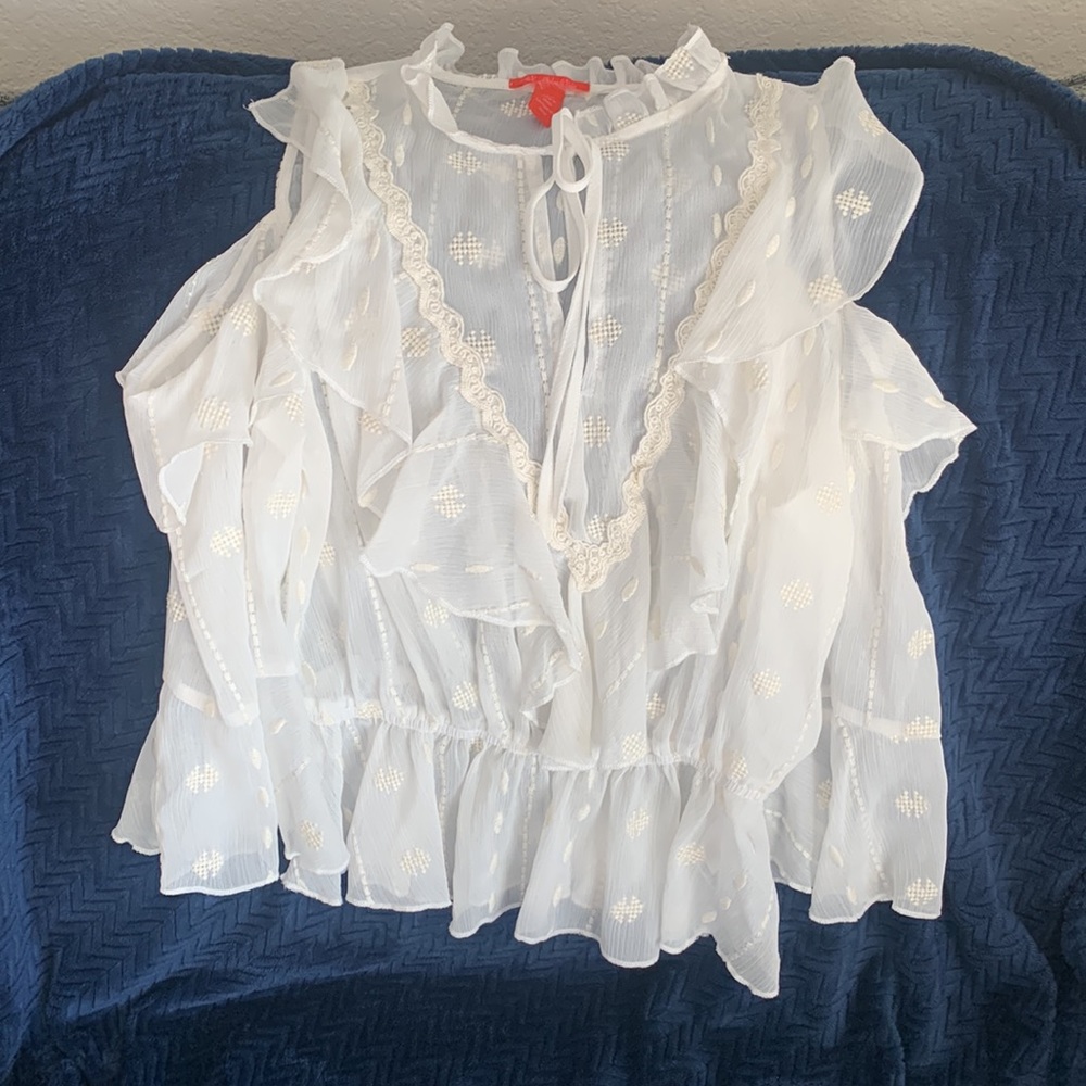 Cream blouse